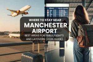 Where to stay near Manchester Airport best areas for early flights and layovers 2026 guide