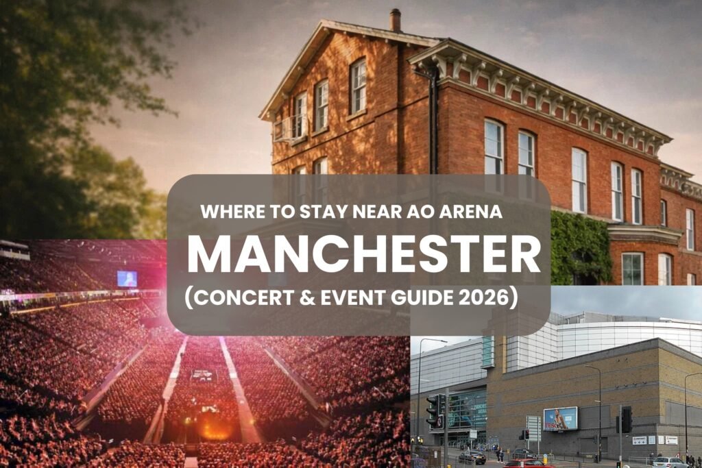 Where to stay near AO Arena Manchester best guest house and hotels for concerts and events in Manchester city centre 2026