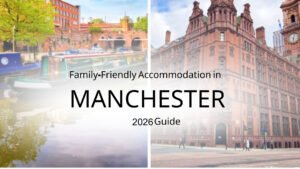 Family-friendly accommodation in Manchester with comfortable rooms and easy access to Trafford Centre, Sale Water Park, and Manchester attractions