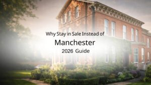 Cornerstones Guest House in Sale Manchester offering a peaceful alternative to staying in Manchester City Centre